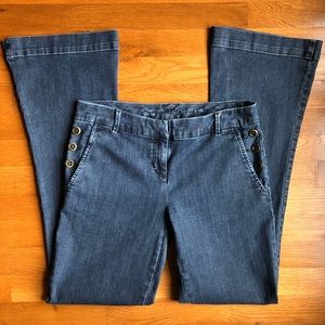 Limited Sailor Flare Denim Jeans Pants